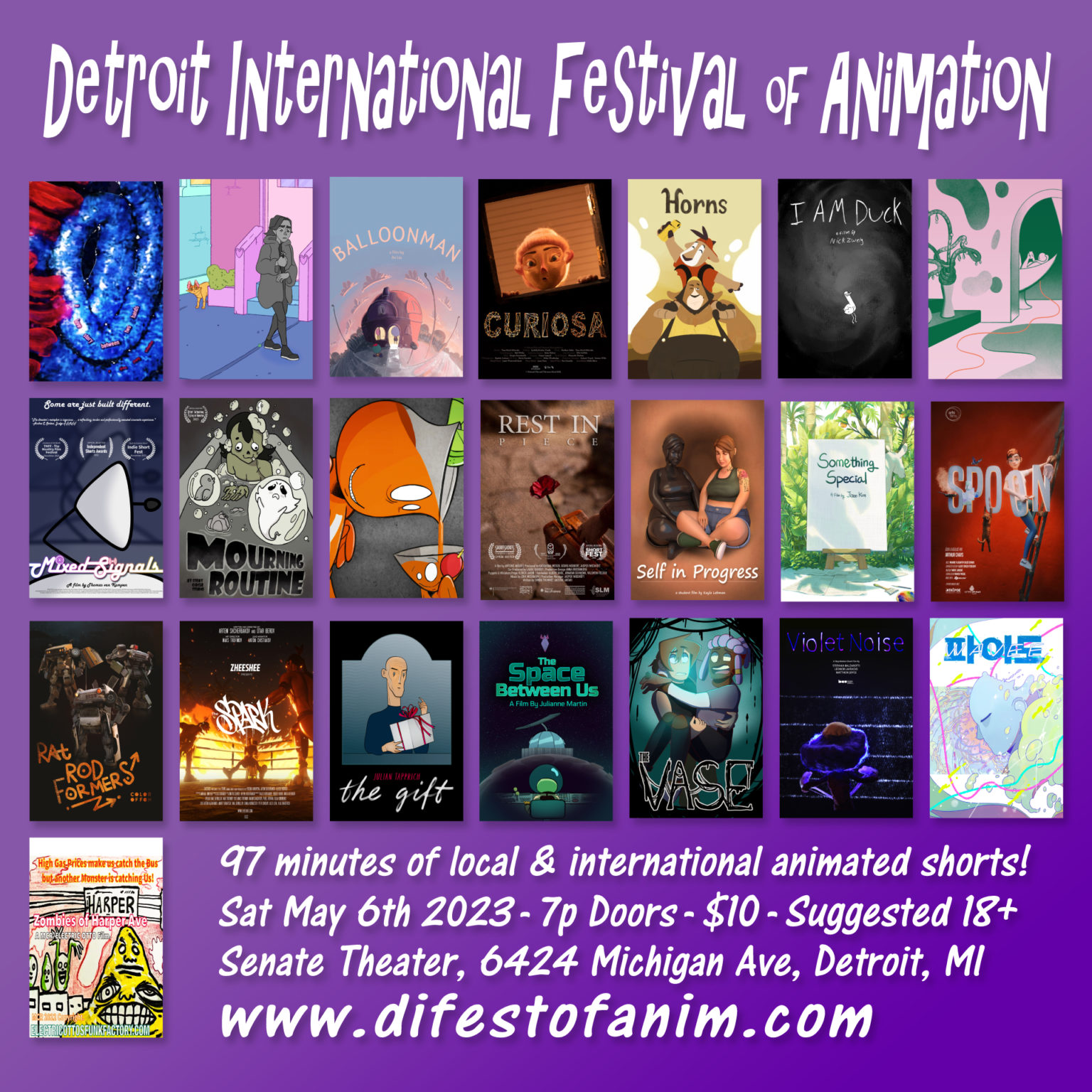 Animations / Schedule - Detroit International Festival of Animation